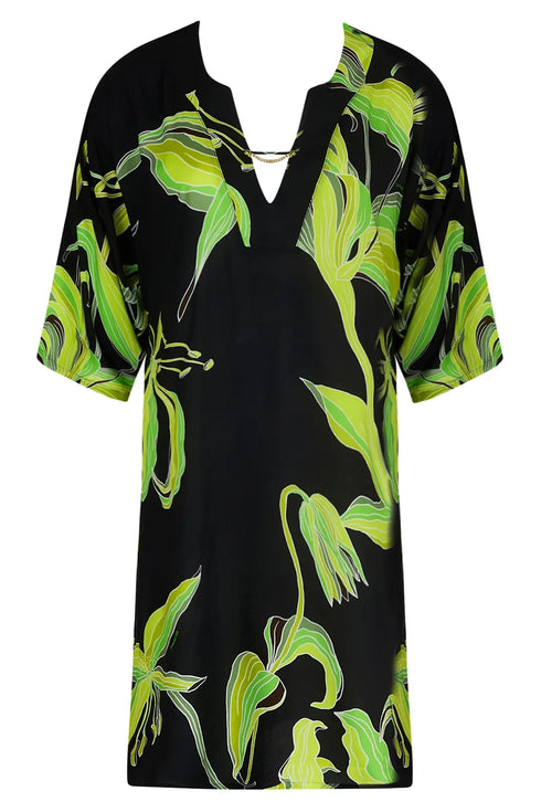 Lise Charmel B88 Fleurs De Nuit Tunic Beach Cover-up